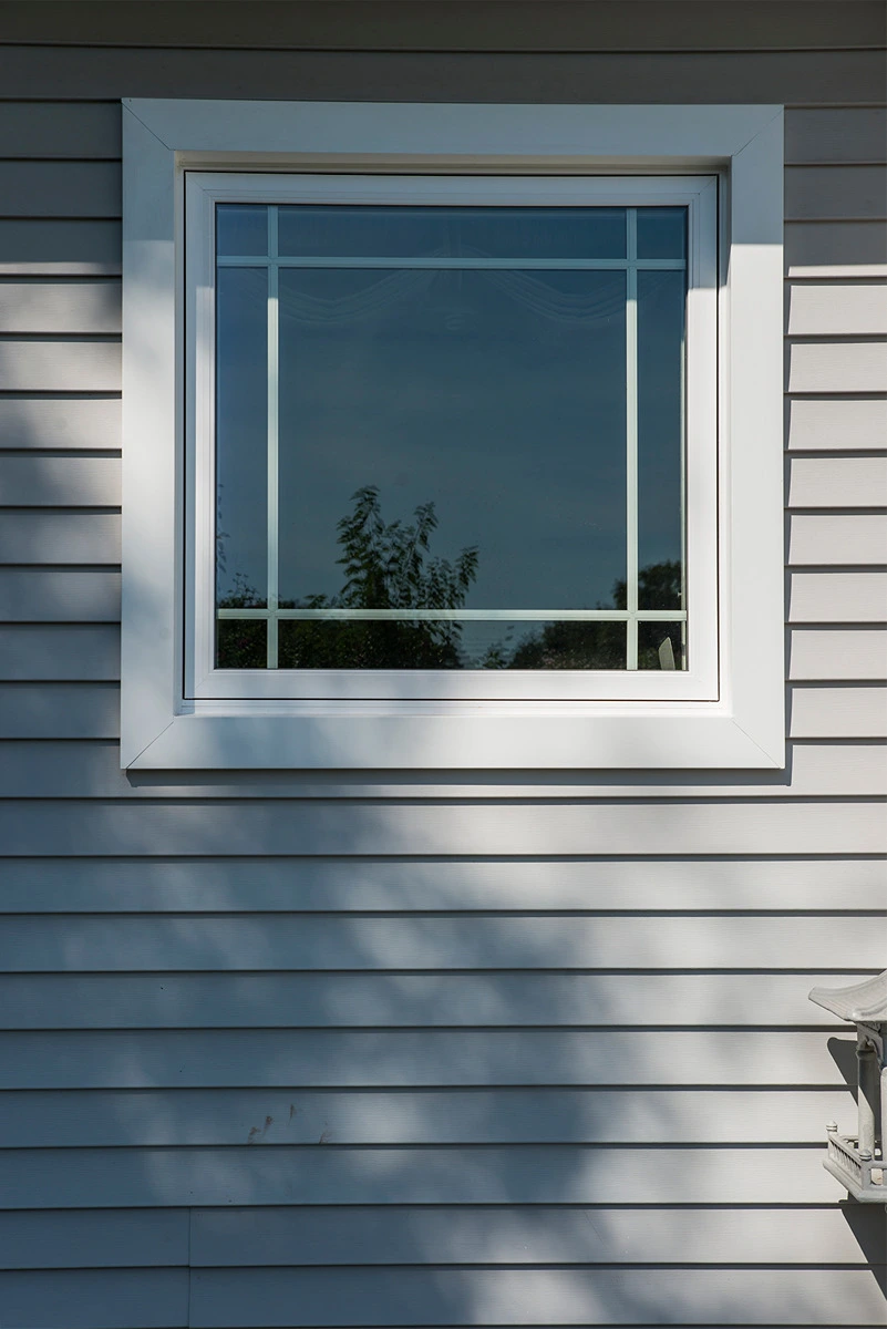 OKNA Awning Sigle Praire Grids White Window CT - SEVEN SUN CONNECTICUT