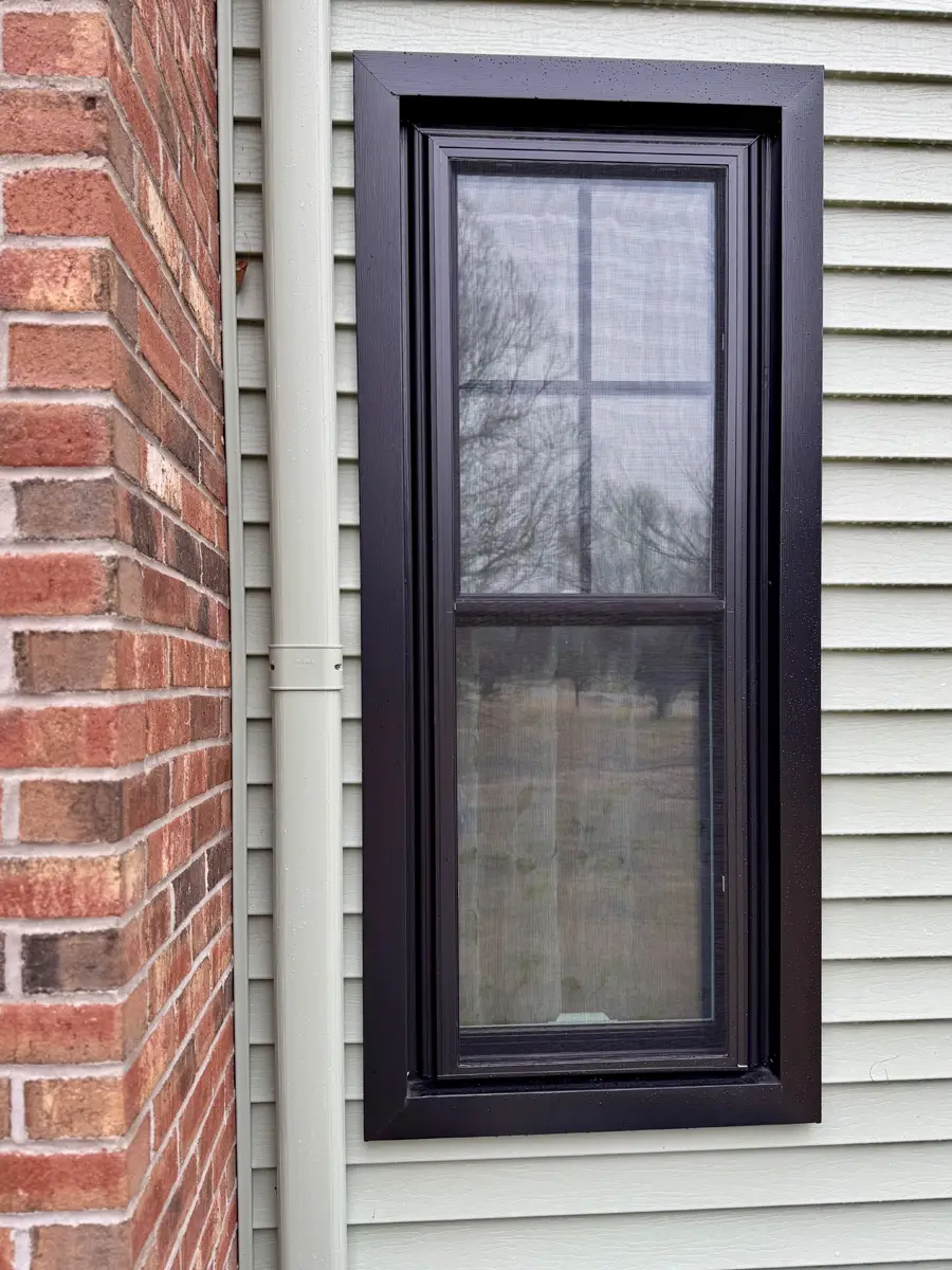 OKNA Enviro-Sta 800DX Series Black Double-Hung Windows Seven Sun CT