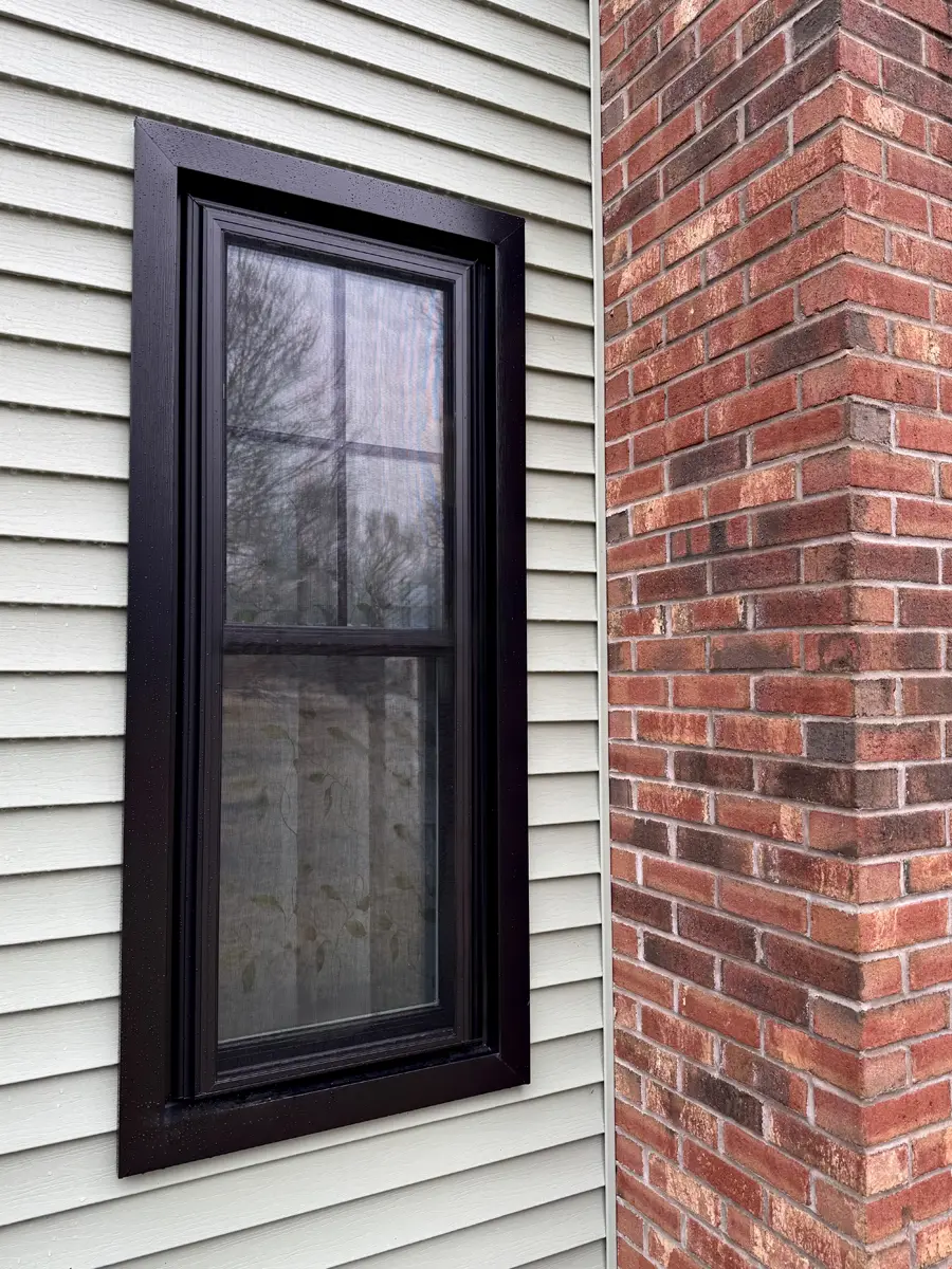 OKNA Enviro-Sta 800DX Series Black Double-Hung Windows Seven Sun CT