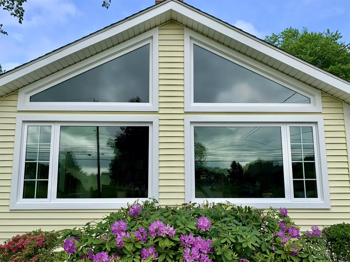 OKNA Trapezoid special shape windows Seven Sun CT