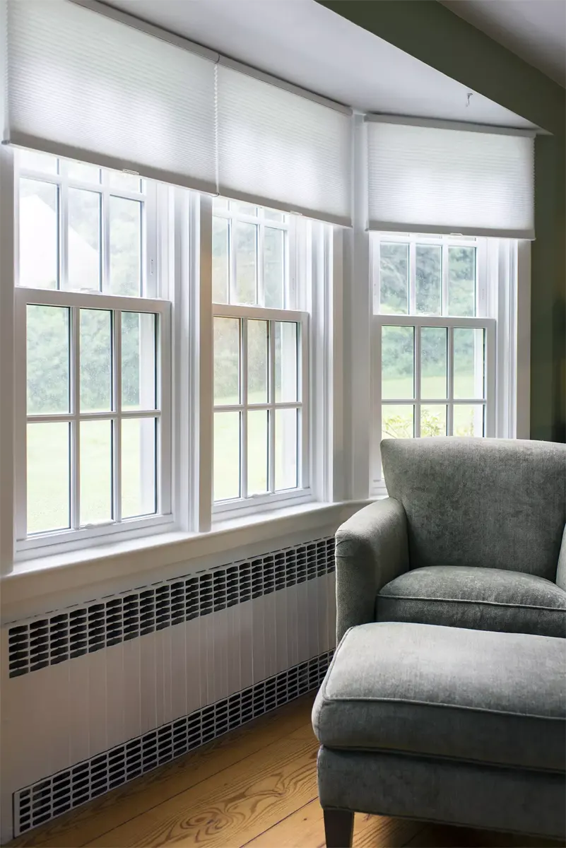 OKNA Envrio Star 800DX Double hung Windows With Full Colonial Grids Seven Sun CT