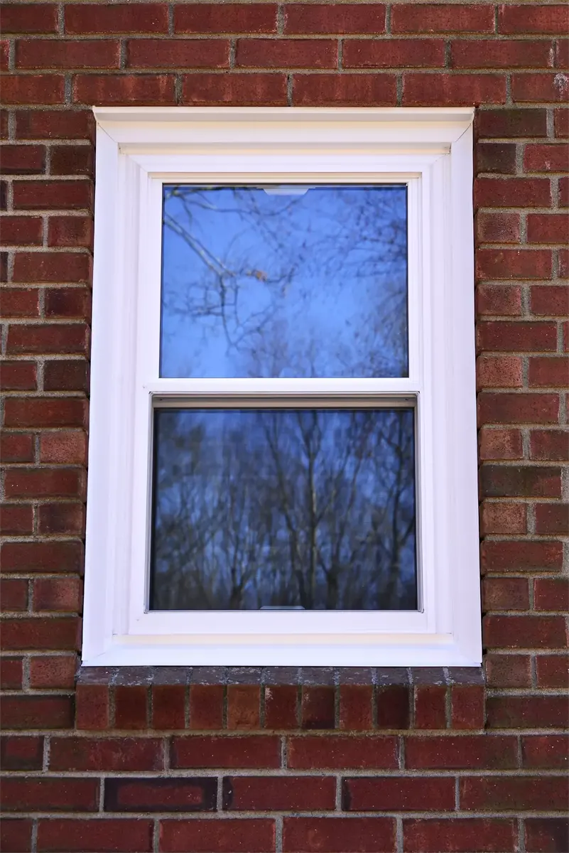 OKNA Enviro-Star 800 Series white double-hung window with triple pane glass Seven Sun CT