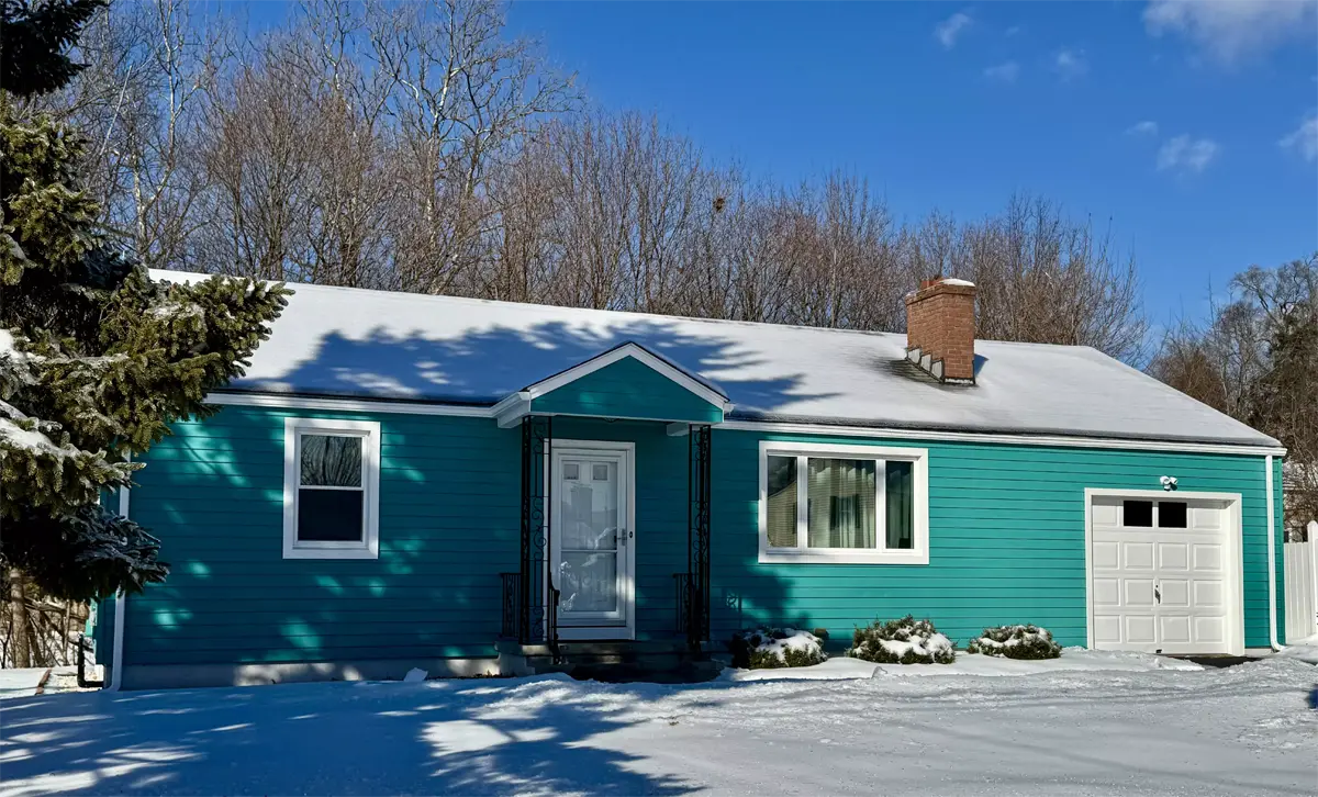 OKNA 3-lite casement and double-hung replacement windows installed in cape home Seven Sun Connecticut
