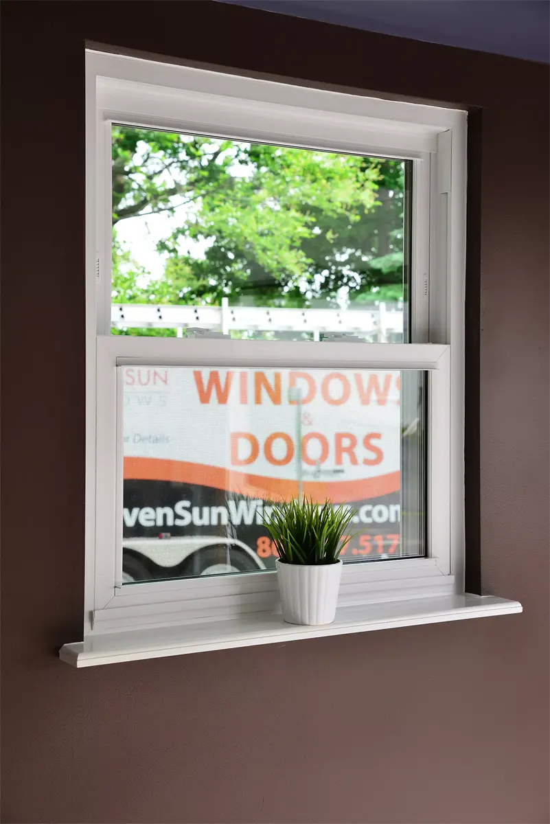 OKNA Insul Tec 500DX Series white double pane lowE Argon glass Seven Sun CT