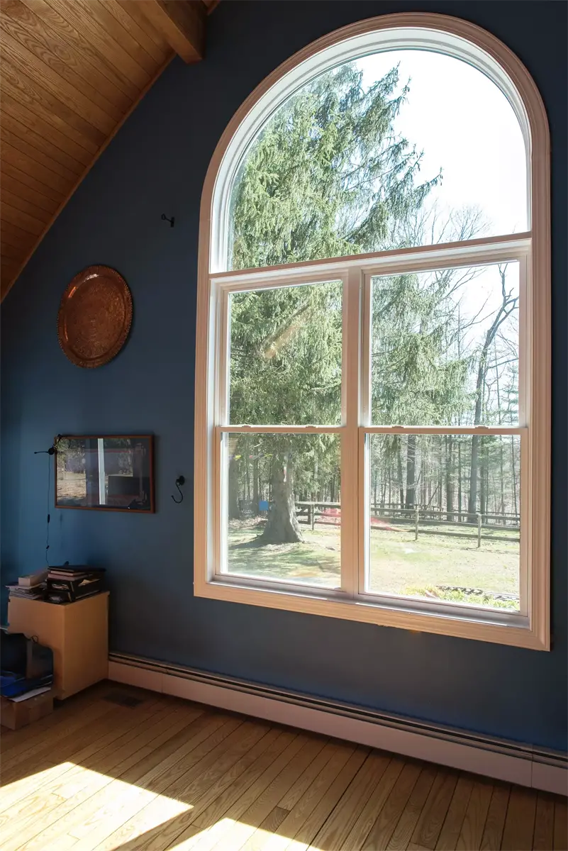 OKNA Round Top twin Double-Hung Window Seven Sun CT