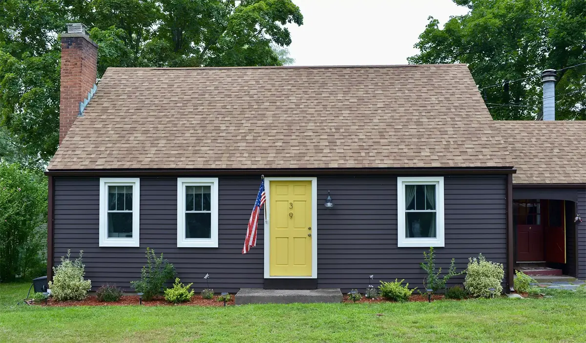 Okna EnviroStar 800 replacement double Hung windows white craftsman grids top sash cottage house Seven Sun CT