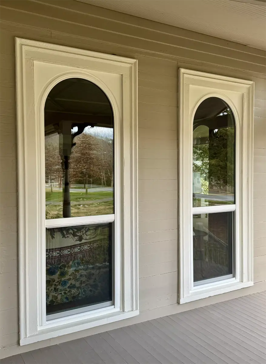 OKNA Round Top Double Hung Windows Seven Sun CT
