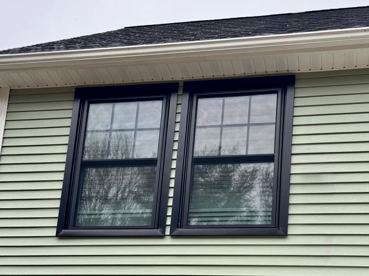 OKNA Enviro-Star 800DX_Series Black Double-Hung Windows Seven Sun CT