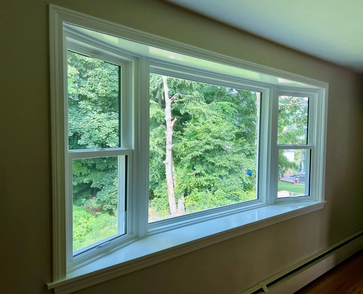 OKNA Bay Enviro Sta 800DX 3-Lite Double-Hung Window Seven Sun CT