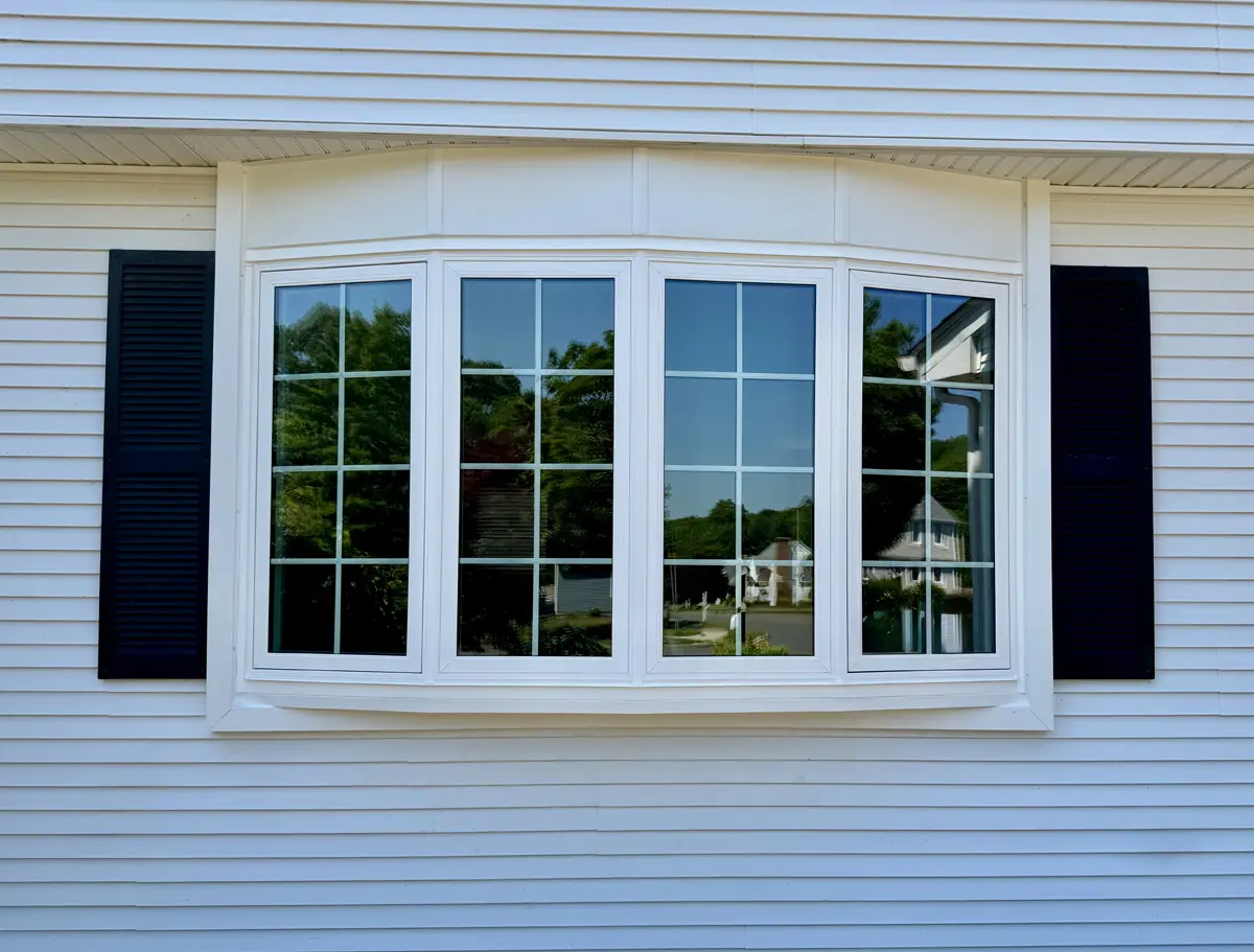 OKNA Bow 4-Lite 700DX Series Casement White Color Seven Sun CT
