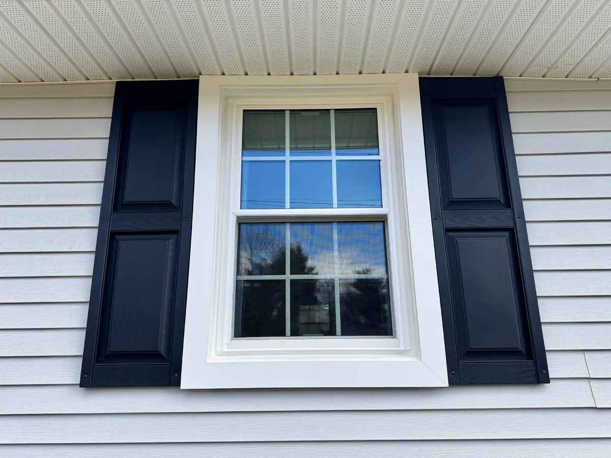 Double Hung Window and Shutters Installation Southington CT - Seven Sun Double Hung Window and Shutters Installation Southington CT - Seven Sun