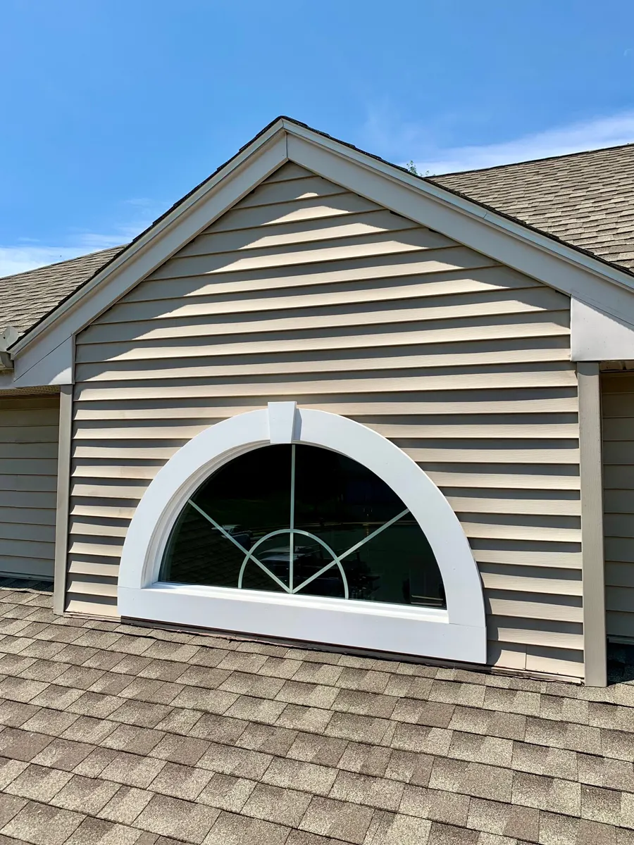 Half Round Window and AZEK Trim Cromwell CT Half Round Window and AZEK Trim Cromwell CT