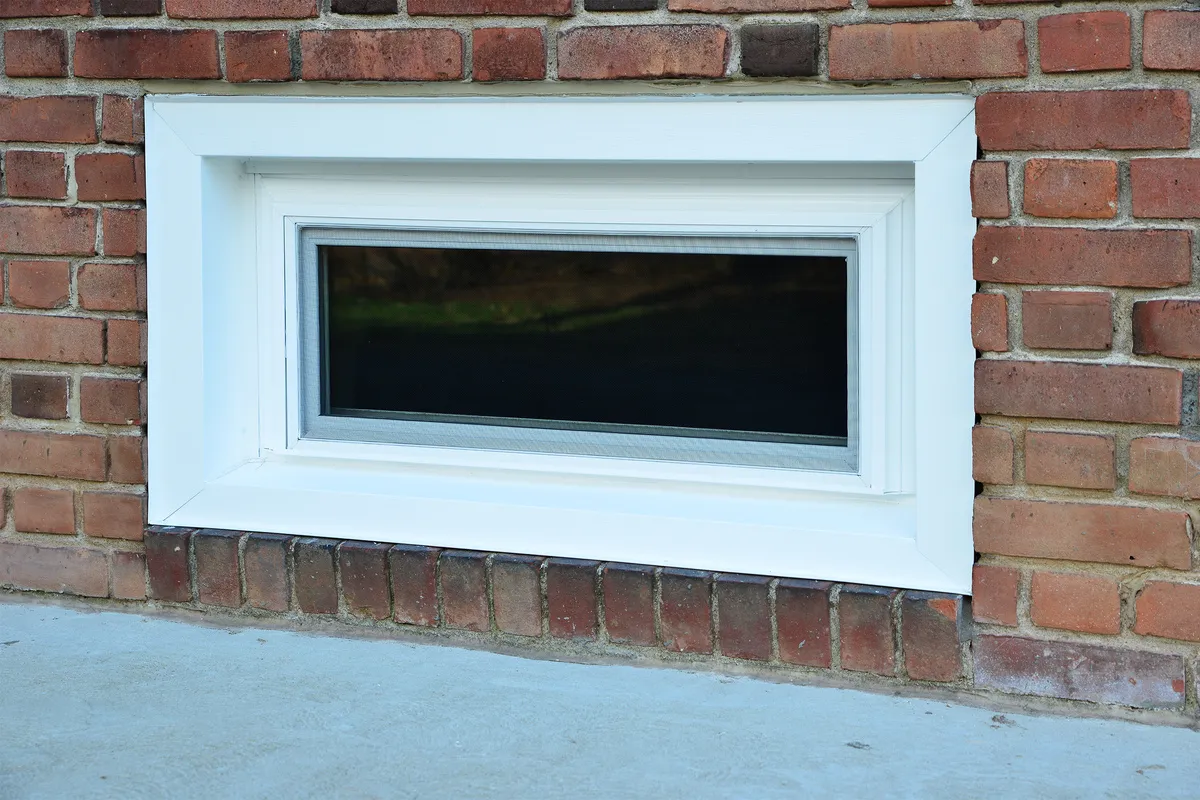 Basement window - basement hopper window CT