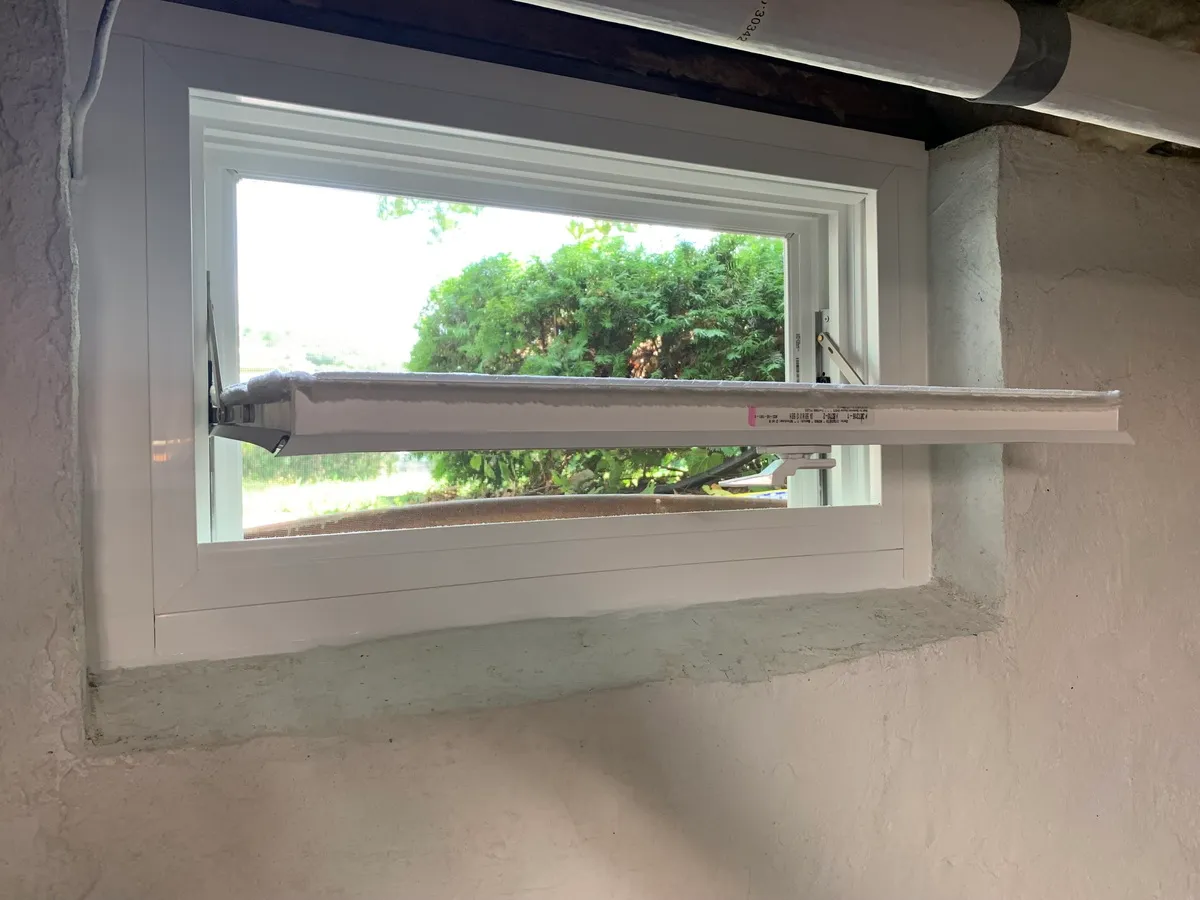 Basement window - basement hopper window CT