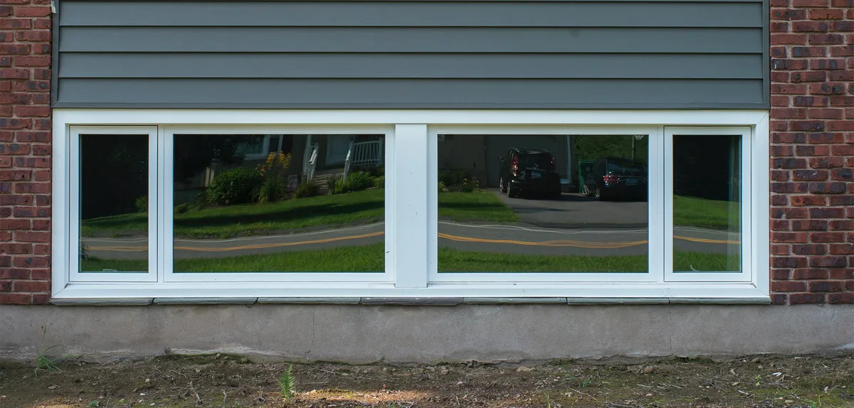 Basement window - casement picture window - Berlin CT