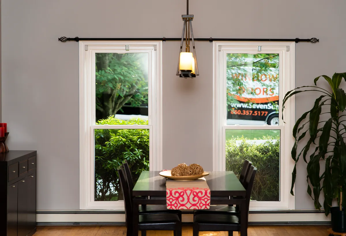 Dining room window - double-hung window - Okna CT