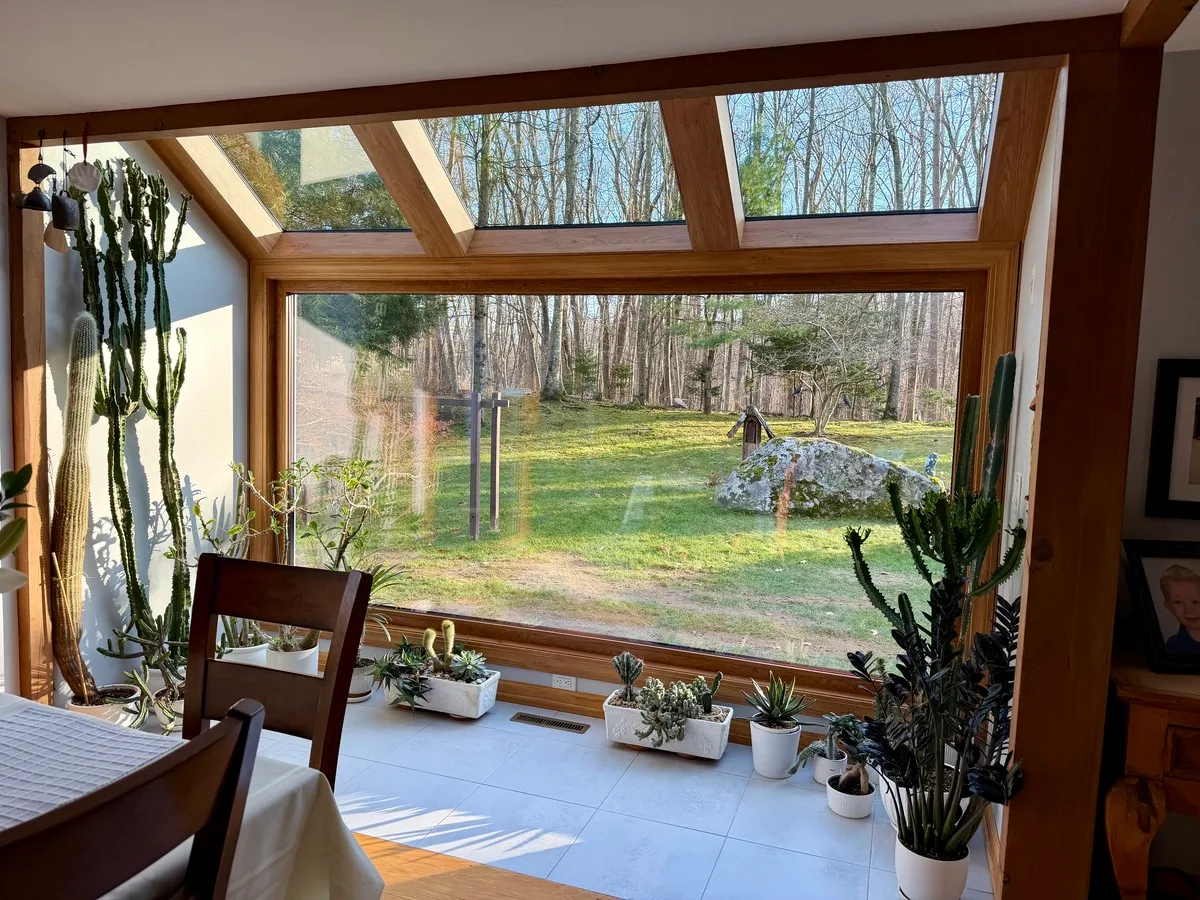 Dining room window - large picture skylight window storrs - Mansfield CT
