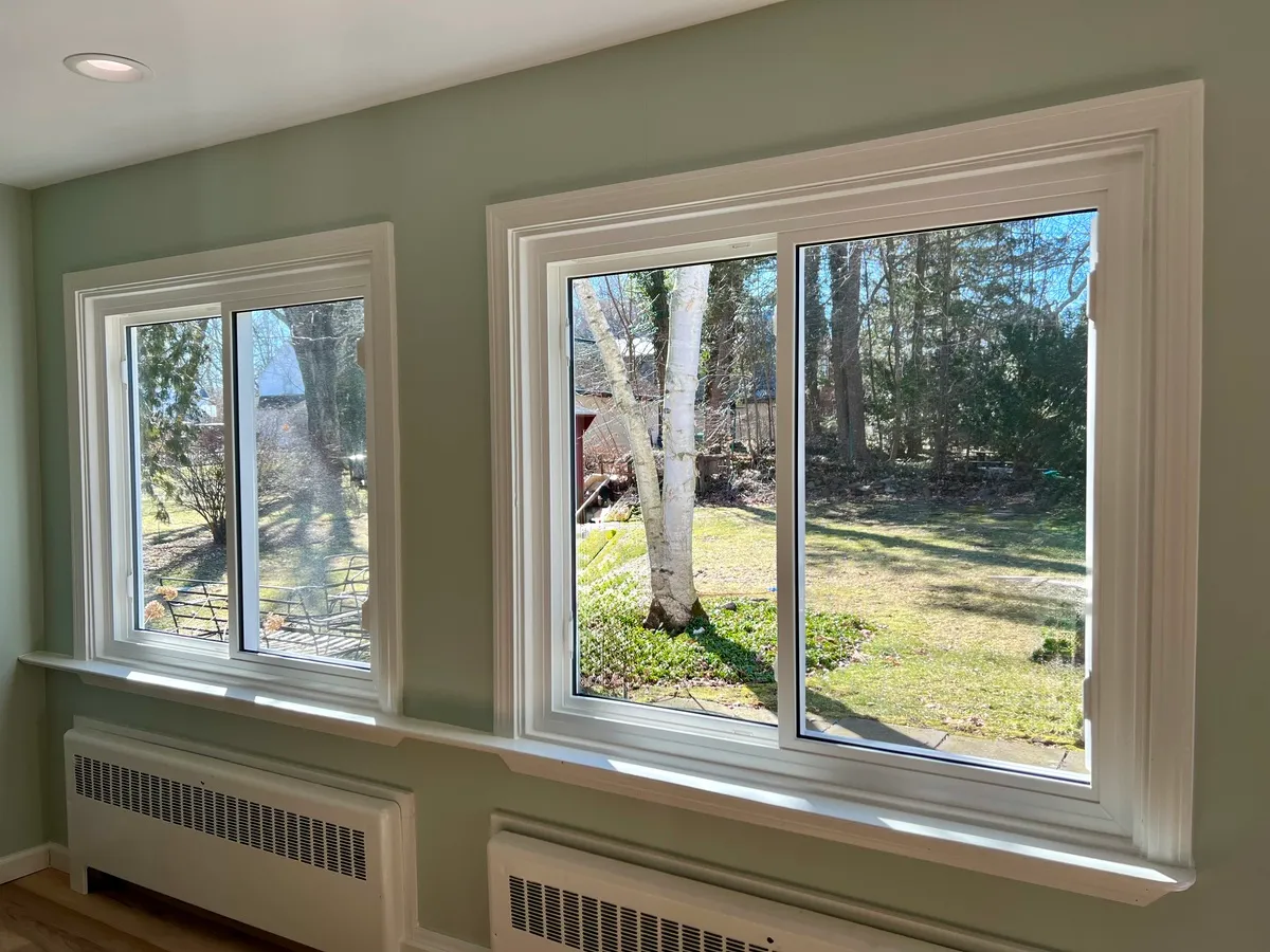 Dining room window - sliding window - Bloomfield CT