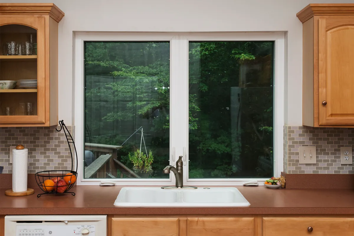 Kitchen window - double casement window Okna CT