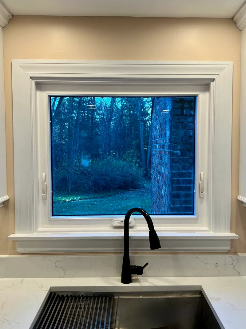 Kitchen window over sink - casement window - Simsbury-CT