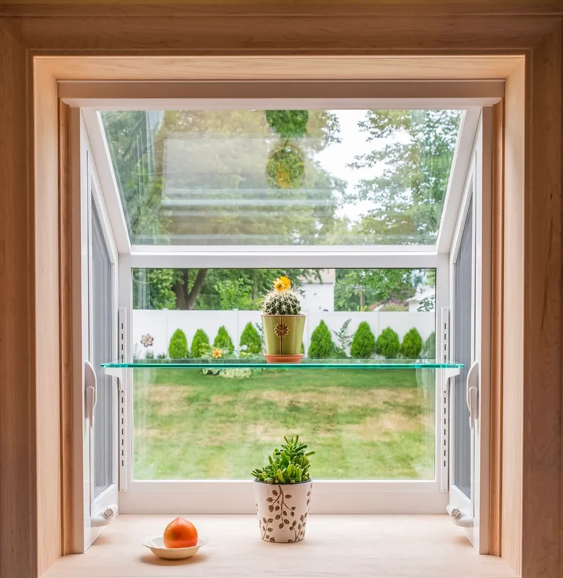 Kitchen window over sink - garden window-Okna-CT