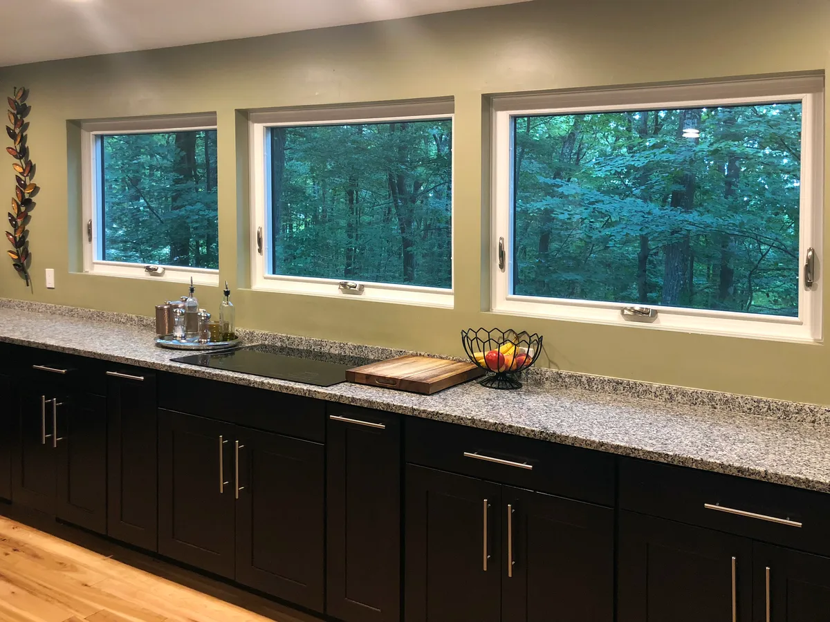Kitchen window - side-by-side awning windows Okna - Burlington CT