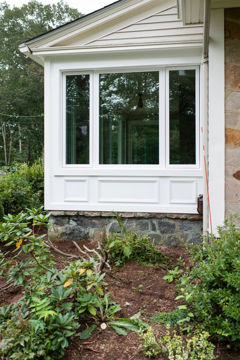 Living room window - 3-lite casement window - Okna CT