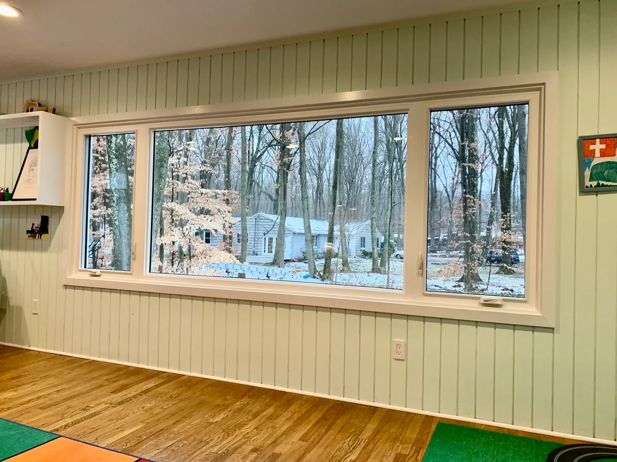 Living room window - large picture casement window - Woodbridge CT