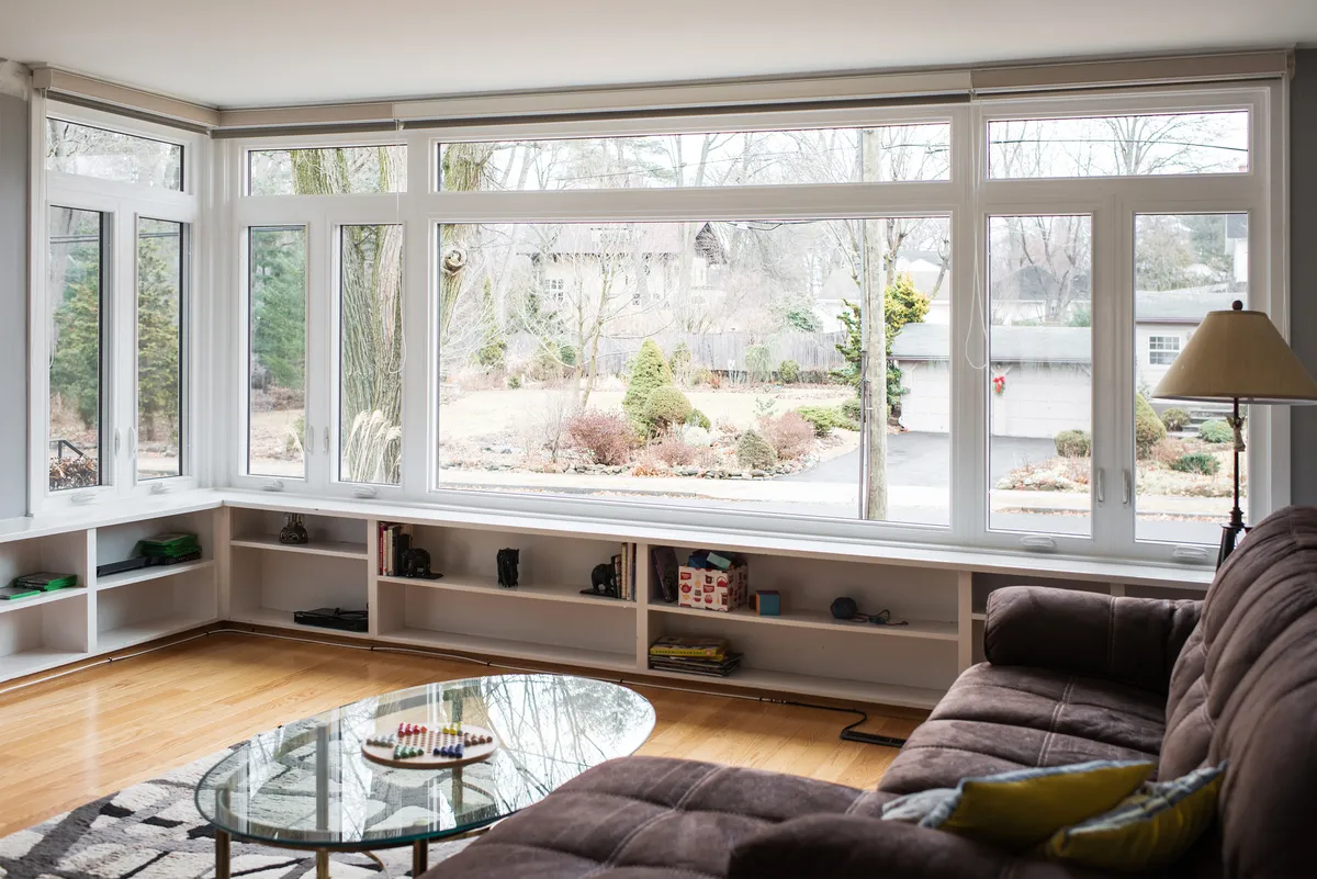 Living room window - picture casement large window - Okna - West Hartford CT