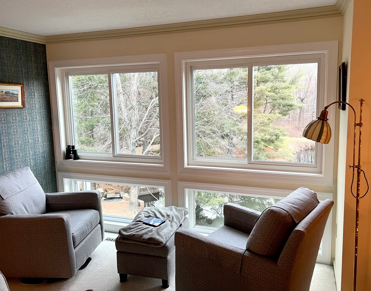 Living room window - sliding picture window - Okna - Glastonbury CT