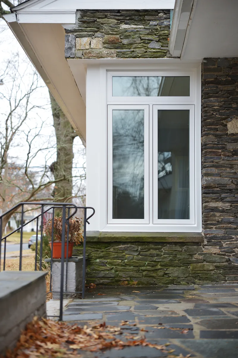 Living room window - twin casement, exterior - Okna CT